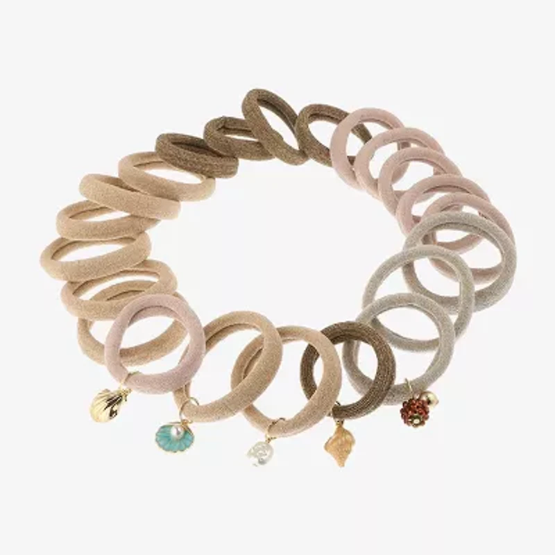 Bijoux Bar 22-pc. Shell Hair Ties