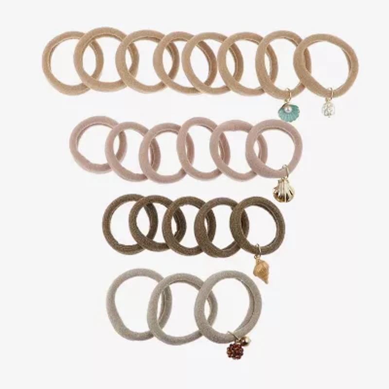 Bijoux Bar 22-pc. Shell Hair Ties
