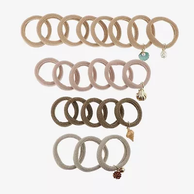 Bijoux Bar 22-pc. Shell Hair Ties