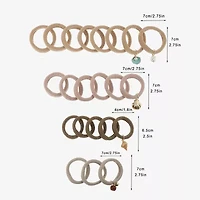 Bijoux Bar 22-pc. Shell Hair Ties