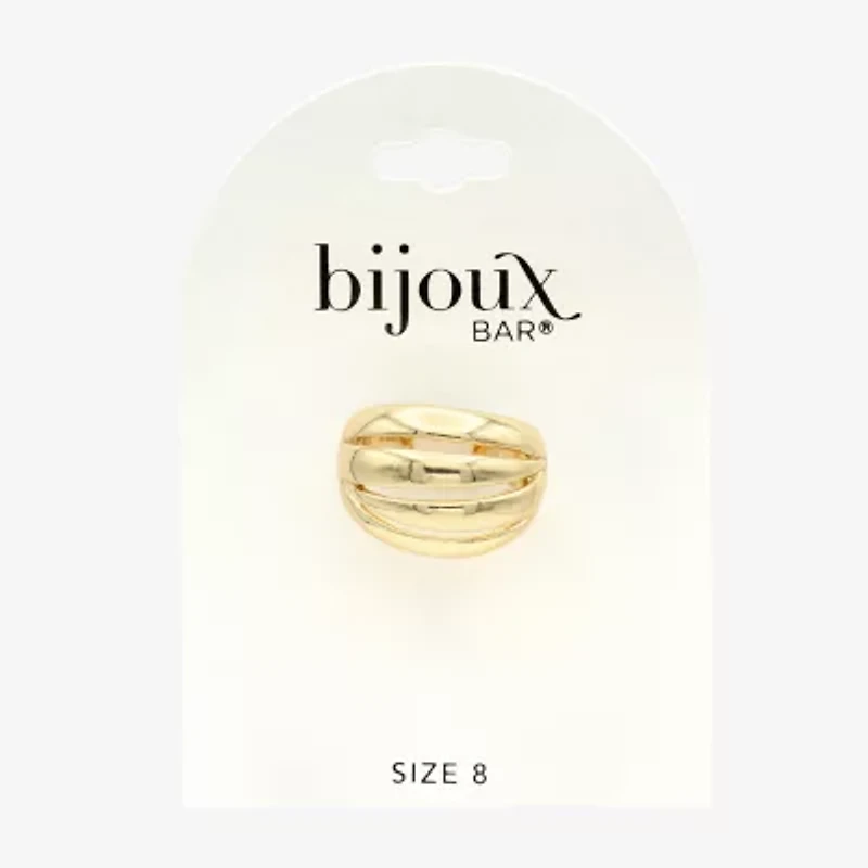 Bijoux Bar Gold Tone 4MM Band