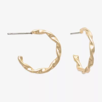 Mixit Womens 21.1mm Hypoallergenic Hoop Earrings
