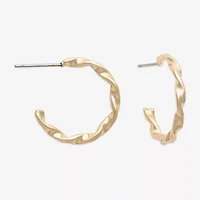 Mixit Womens 21.1mm Hypoallergenic Hoop Earrings