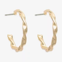 Mixit Womens 21.1mm Hypoallergenic Hoop Earrings