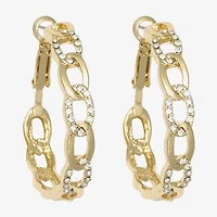Bold Elements Womens 38mm Hoop Earrings