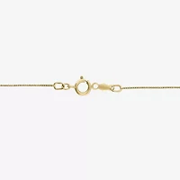 (G/Si2) Womens 1/2 CT. T.W. Lab Grown White Diamond 10K Gold Cross 18 Inch Pendant Necklace