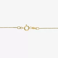 (Si2/ G) Womens 1/2 CT. T.W. Lab Grown White Diamond 10K Gold 18 Inch Pendant Necklace
