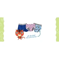 Hanes Potty Trainer Toddler Girls 6 Pack Briefs Tguptb