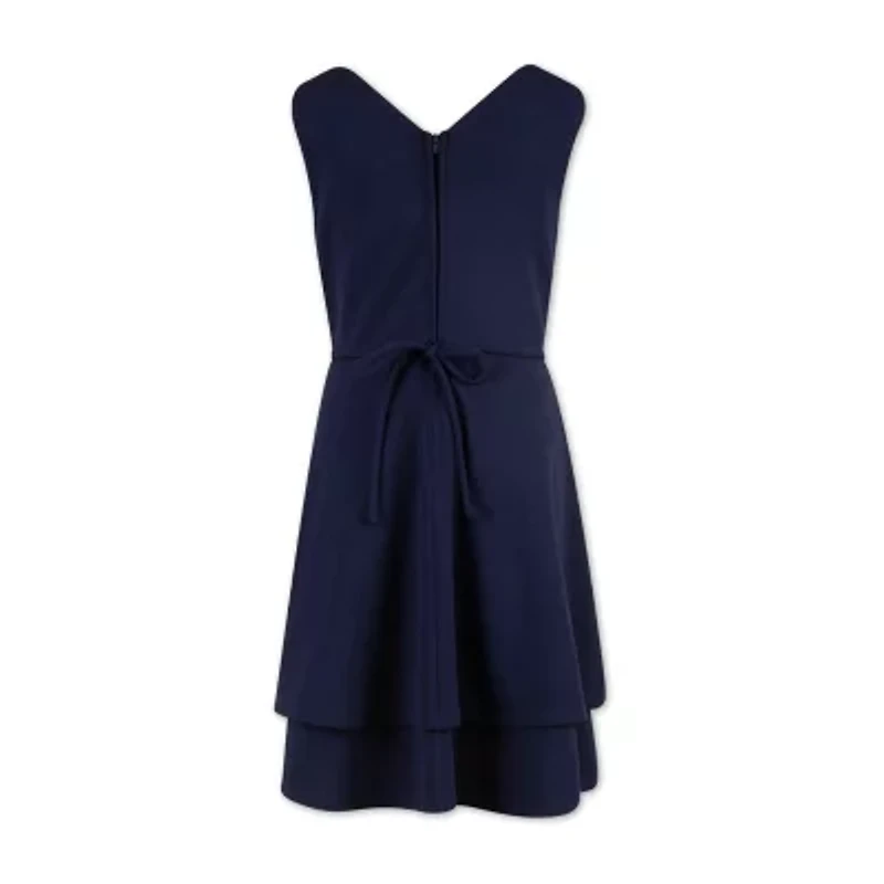 Speechless Big Kid Girls Embellished Sleeveless Skater Dress