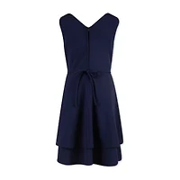 Speechless Big Kid Girls Embellished Sleeveless Skater Dress