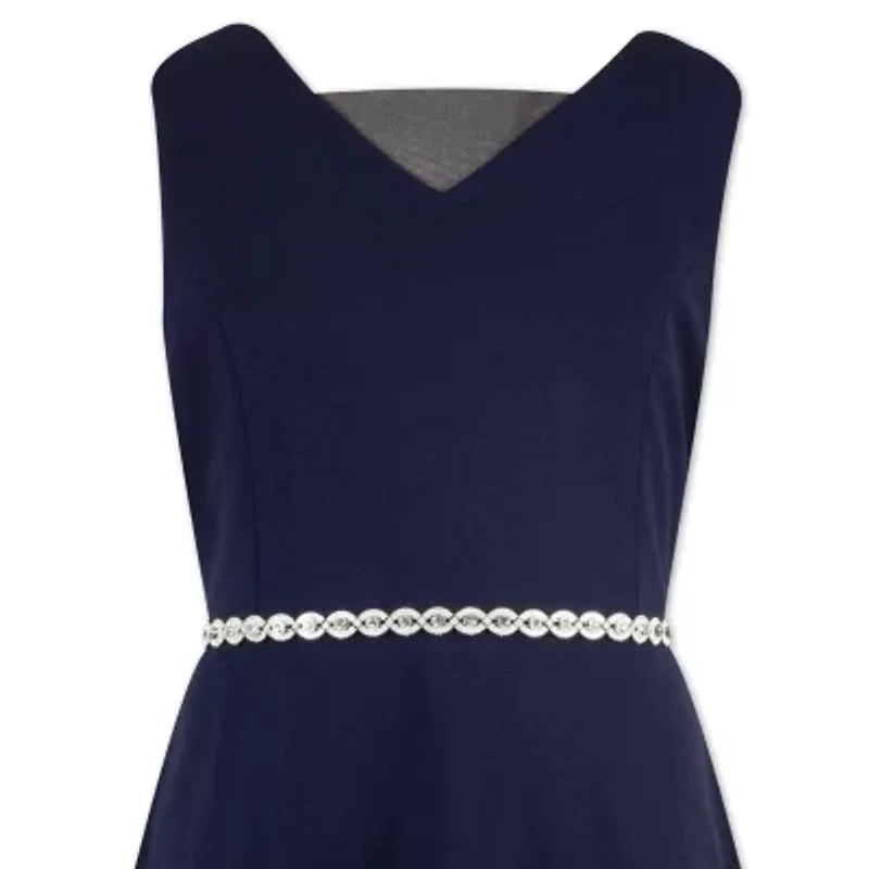 Speechless Big Kid Girls Embellished Sleeveless Skater Dress