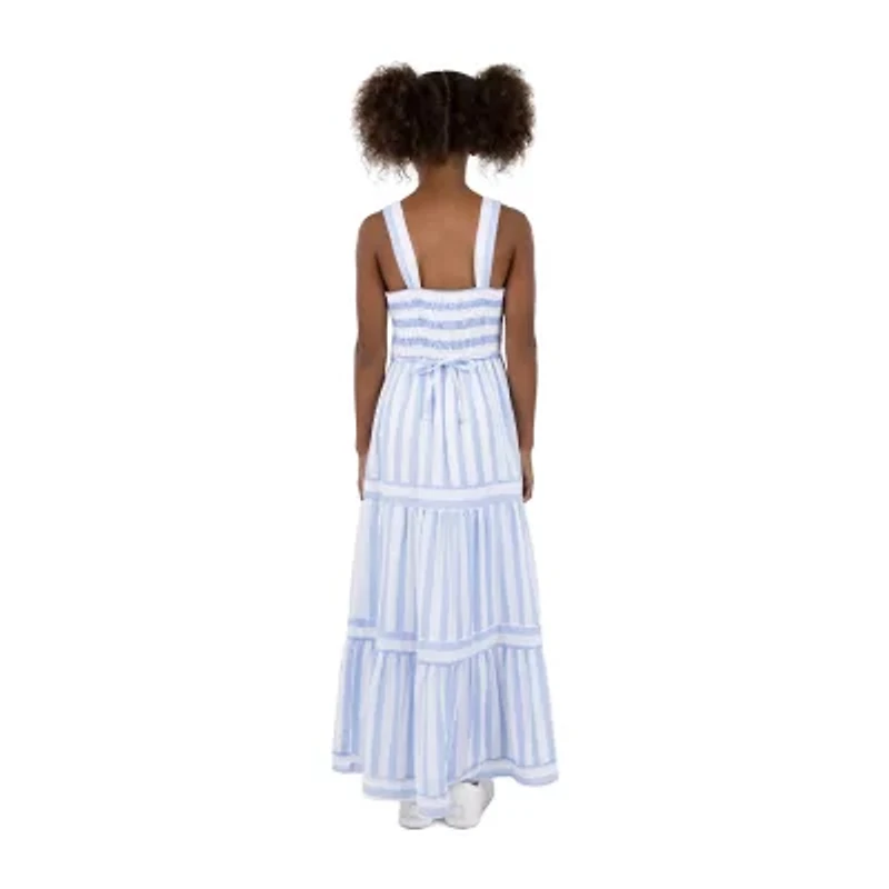 Speechless Big Kid Girls Sleeveless Striped Maxi Dress