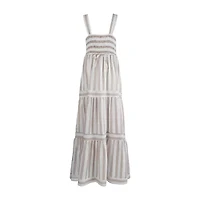 Speechless Big Kid Girls Sleeveless Striped Maxi Dress