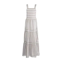 Speechless Big Kid Girls Sleeveless Striped Maxi Dress