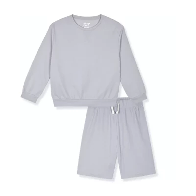 Sleep On It Little & Big Kid Boys Crew Neck Short Sleeve 2-pc. Pajama Sets