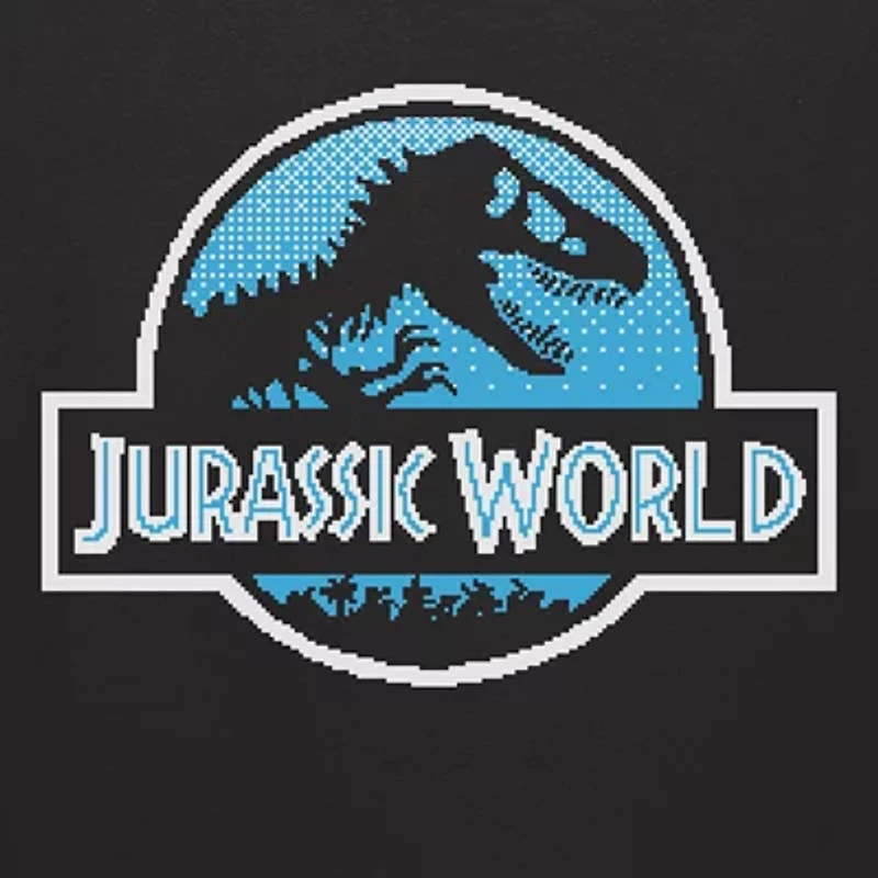 Little & Big Kid Boys Crew Neck Short Sleeve Regular Fit Jurassic World Graphic T-Shirt
