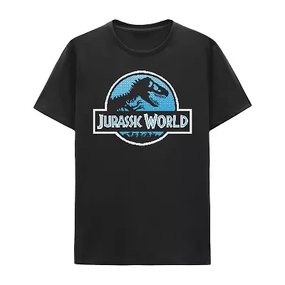 Little & Big Kid Boys Crew Neck Short Sleeve Regular Fit Jurassic World Graphic T-Shirt