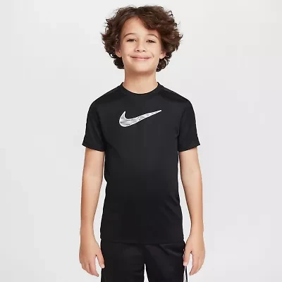 Nike Dri-Fit Big Kid Unisex Crew Neck Short Sleeve Regular Fit Graphic T-Shirt