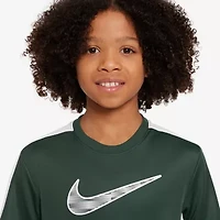 Nike Dri-Fit Trophy Big Kid Unisex Crew Neck Short Sleeve Regular Fit Graphic T-Shirt