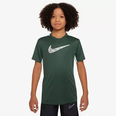Nike Dri-Fit Trophy Big Kid Unisex Crew Neck Short Sleeve Regular Fit Graphic T-Shirt