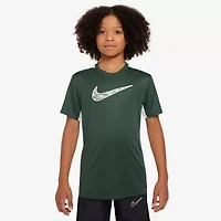 Nike Dri-Fit Trophy Big Kid Unisex Crew Neck Short Sleeve Regular Fit Graphic T-Shirt