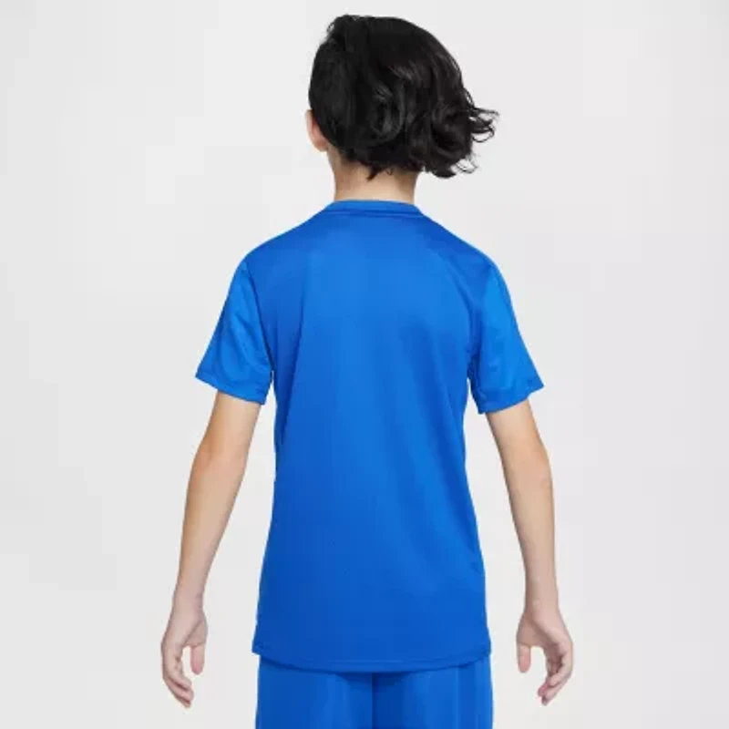 Nike Dri-Fit Trophy Big Kid Unisex Crew Neck Short Sleeve Regular Fit Graphic T-Shirt