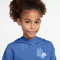 Nike Club Big Kid Unisex Long Sleeve Active Hoodie