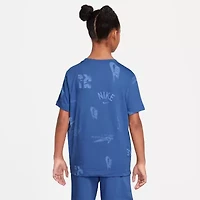 Nike Club Big Kid Unisex Crew Neck Short Sleeve Regular Fit Graphic T-Shirt