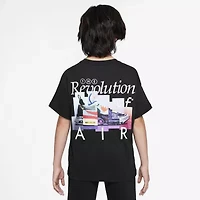 Nike Club Big Kid Unisex Crew Neck Short Sleeve Regular Fit Graphic T-Shirt