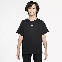 Nike Club Big Kid Unisex Crew Neck Short Sleeve Regular Fit Graphic T-Shirt