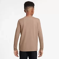 Nike Futura Big Kid Unisex Crew Neck Long Sleeve Active T-Shirt