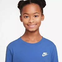 Nike Futura Big Kid Unisex Crew Neck Long Sleeve Active T-Shirt
