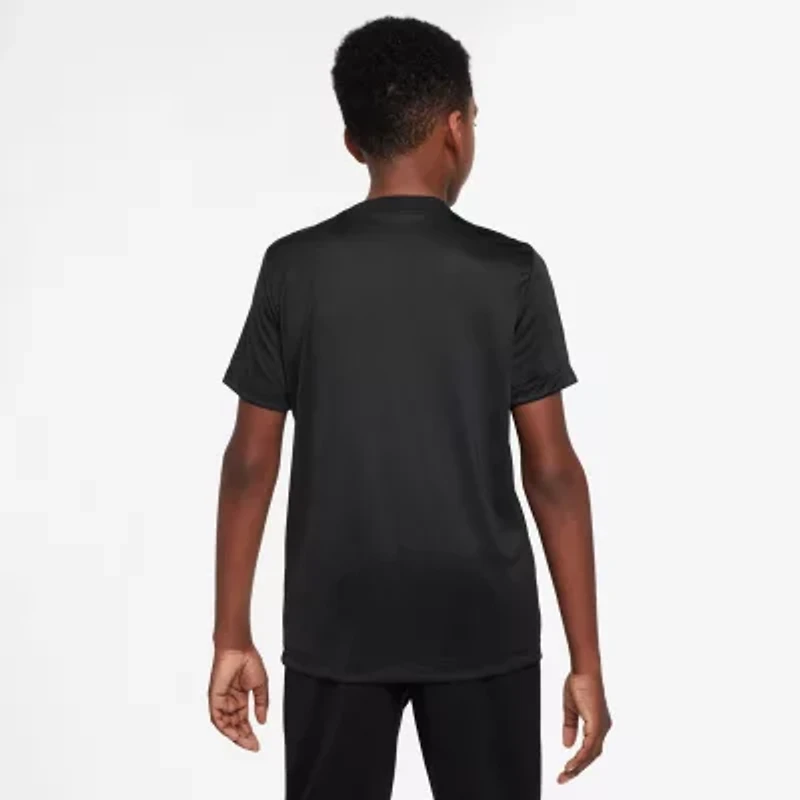 Nike Dri-Fit Big Kid Unisex Crew Neck Short Sleeve Regular Fit Graphic T-Shirt