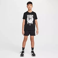Nike Big Kid Unisex Crew Neck Short Sleeve Regular Fit Graphic T-Shirt