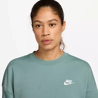 Nike Sportswear Club Fleece Womens Loose Crew Neck Sweatshirt