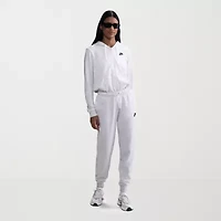 Nike Club Womens Drawstring Waist Cuffed Mid Rise Fleece Active Jogger Pant