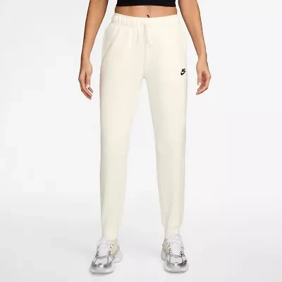 Nike Club Womens Cuffed Mid Rise Fleece Jogger
