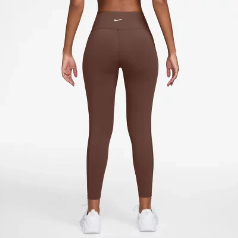 Nike Dri-Fit Womens Moisture Wicking Quick Dry High Rise Knit 7/8 Ankle Legging