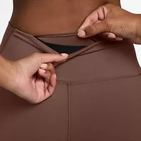 Nike Dri-Fit Womens Moisture Wicking Quick Dry High Rise Knit 7/8 Ankle Legging