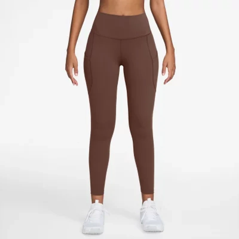 Nike Dri-Fit Womens Moisture Wicking Quick Dry High Rise Knit 7/8 Ankle Legging