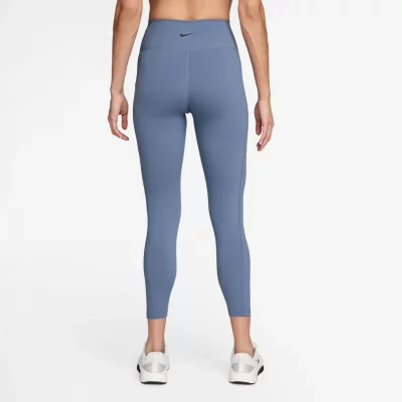 Nike Womens Moisture Wicking Quick Dry High Rise Knit 7/8 Ankle Legging
