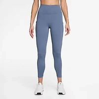 Nike Womens Moisture Wicking Quick Dry High Rise Knit 7/8 Ankle Legging
