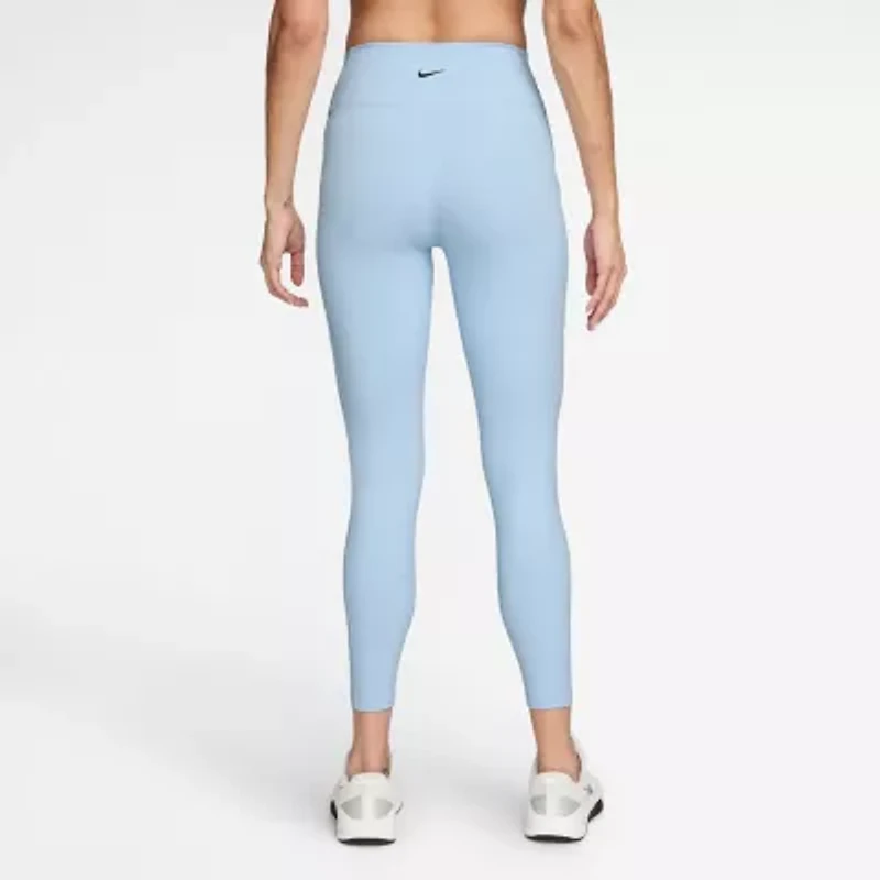 Nike Dri-Fit Womens Moisture Wicking Quick Dry High Rise Knit 7/8 Ankle Legging