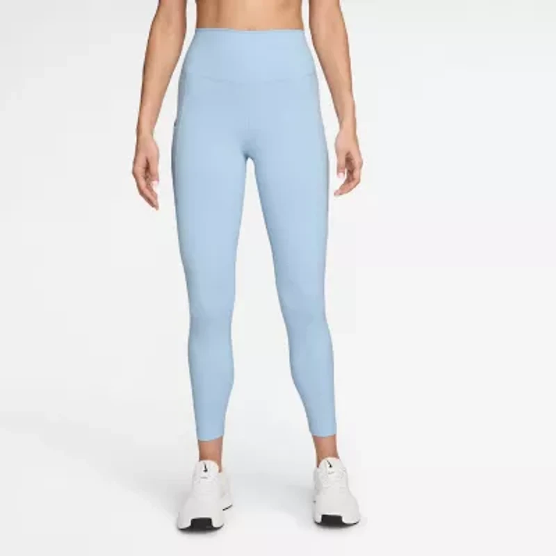 Nike Dri-Fit Womens Moisture Wicking Quick Dry High Rise Knit 7/8 Ankle Legging