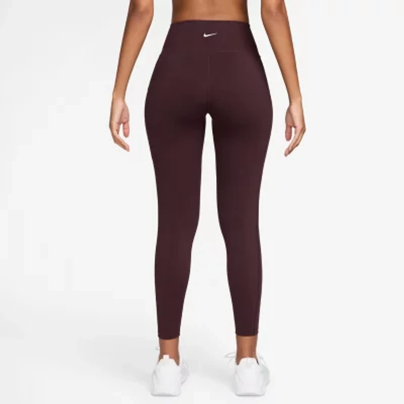 Nike Dri-Fit Womens Moisture Wicking Quick Dry High Rise Knit 7/8 Ankle Legging