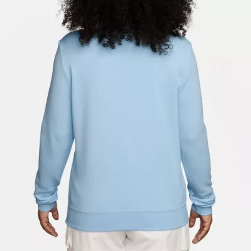 Nike Womens Mock Neck Long Sleeve Active Quarter-Zip Pullover