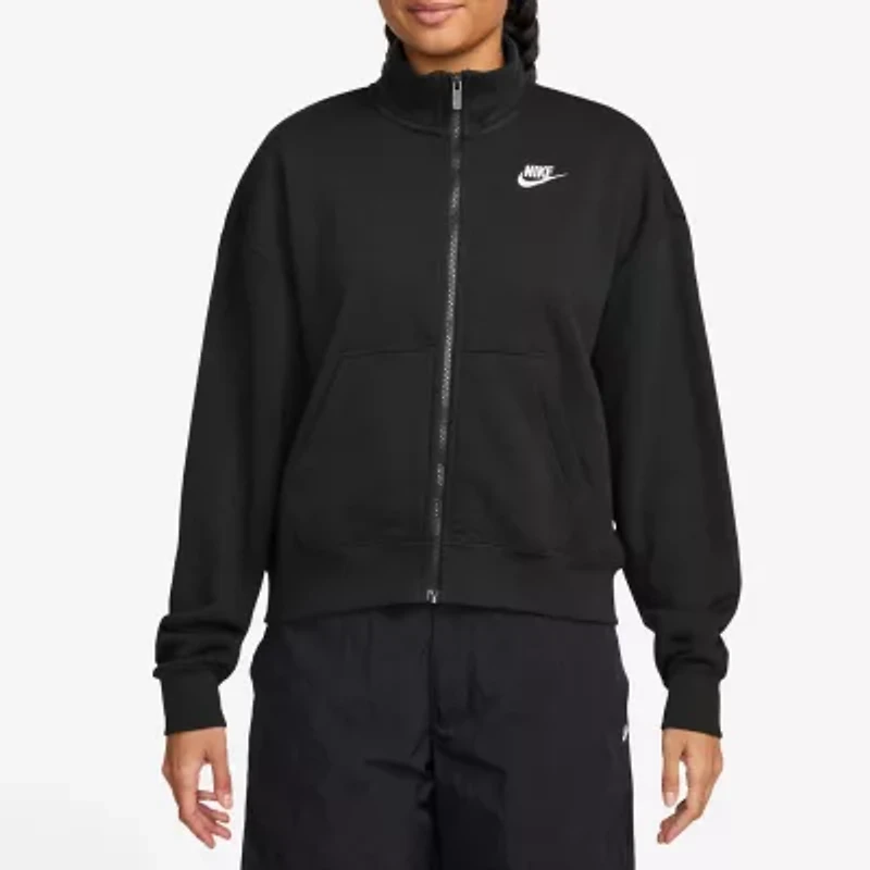 Nike Club Womens Fleece Midweight Track Jacket