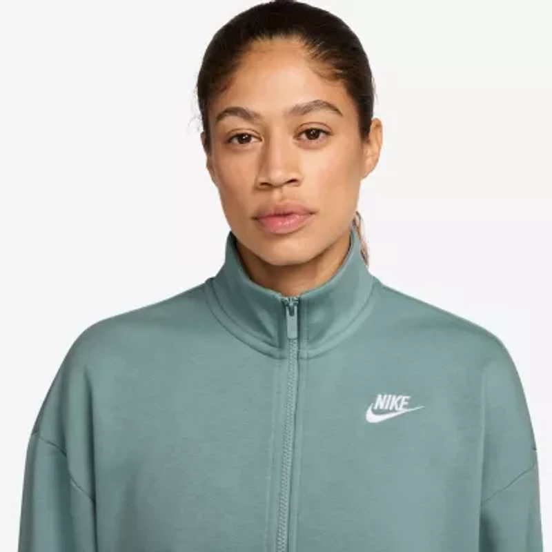 Nike Club Womens Fleece Midweight Track Jacket