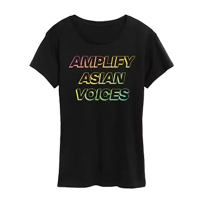 Womens Crew Neck Short Sleeve Regular Fit Barbie Graphic T-Shirt