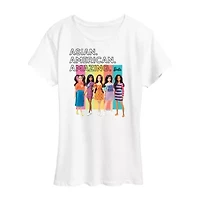 Womens Crew Neck Short Sleeve Regular Fit Barbie Graphic T-Shirt